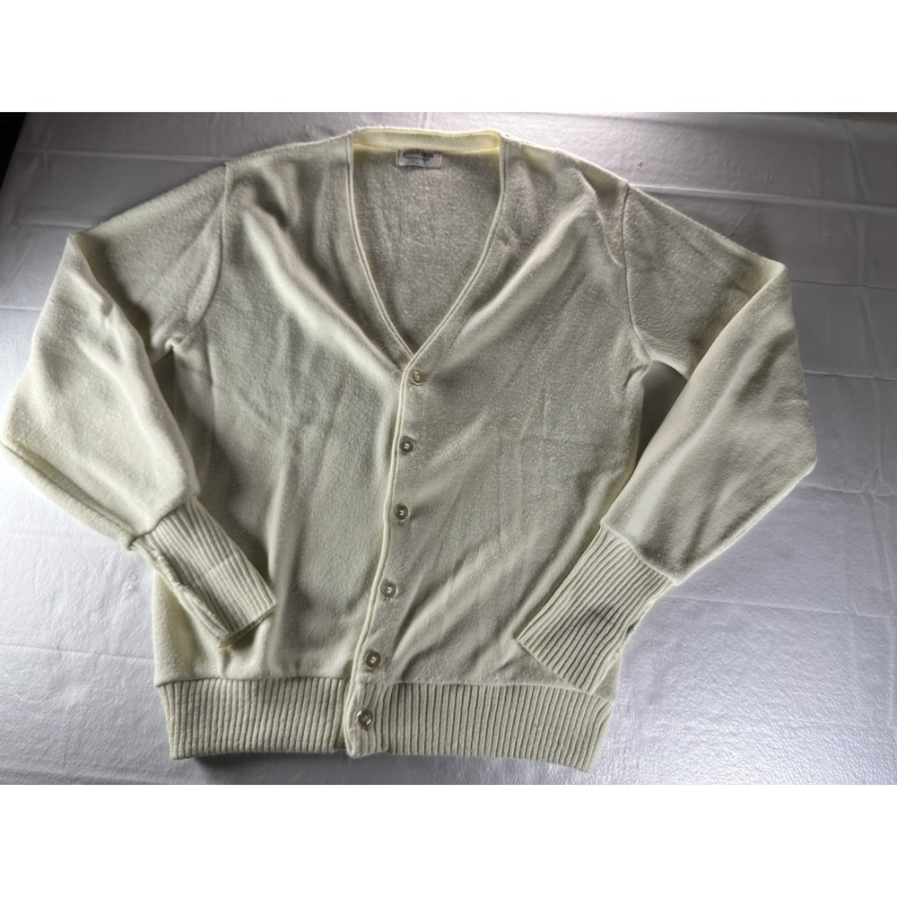 VTG 1960s‎ Grand Slam Munsingwear Cardigan Sweater Penguin Adult Medium USA Made
